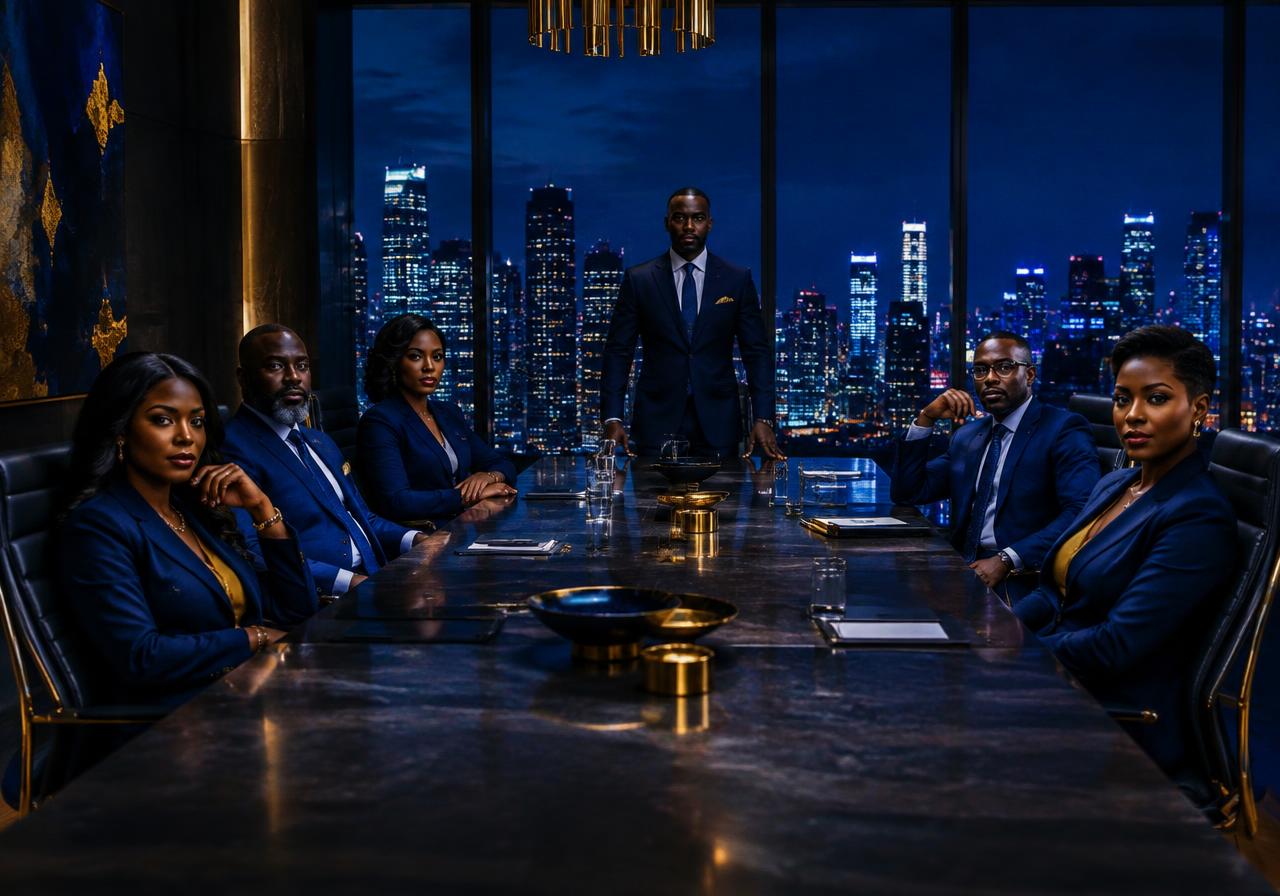 Executive Boardroom concept illustration